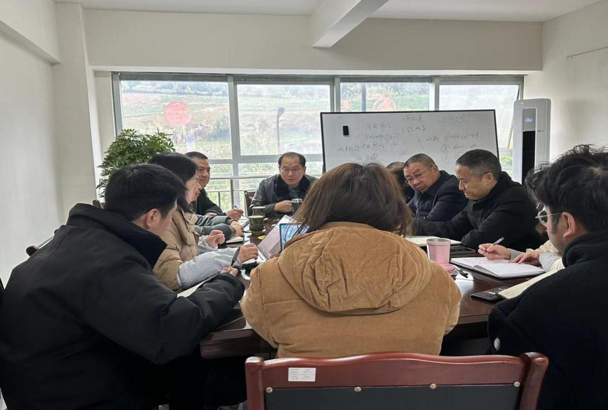 平明霞率队到南充川北公司进行调研督导工作